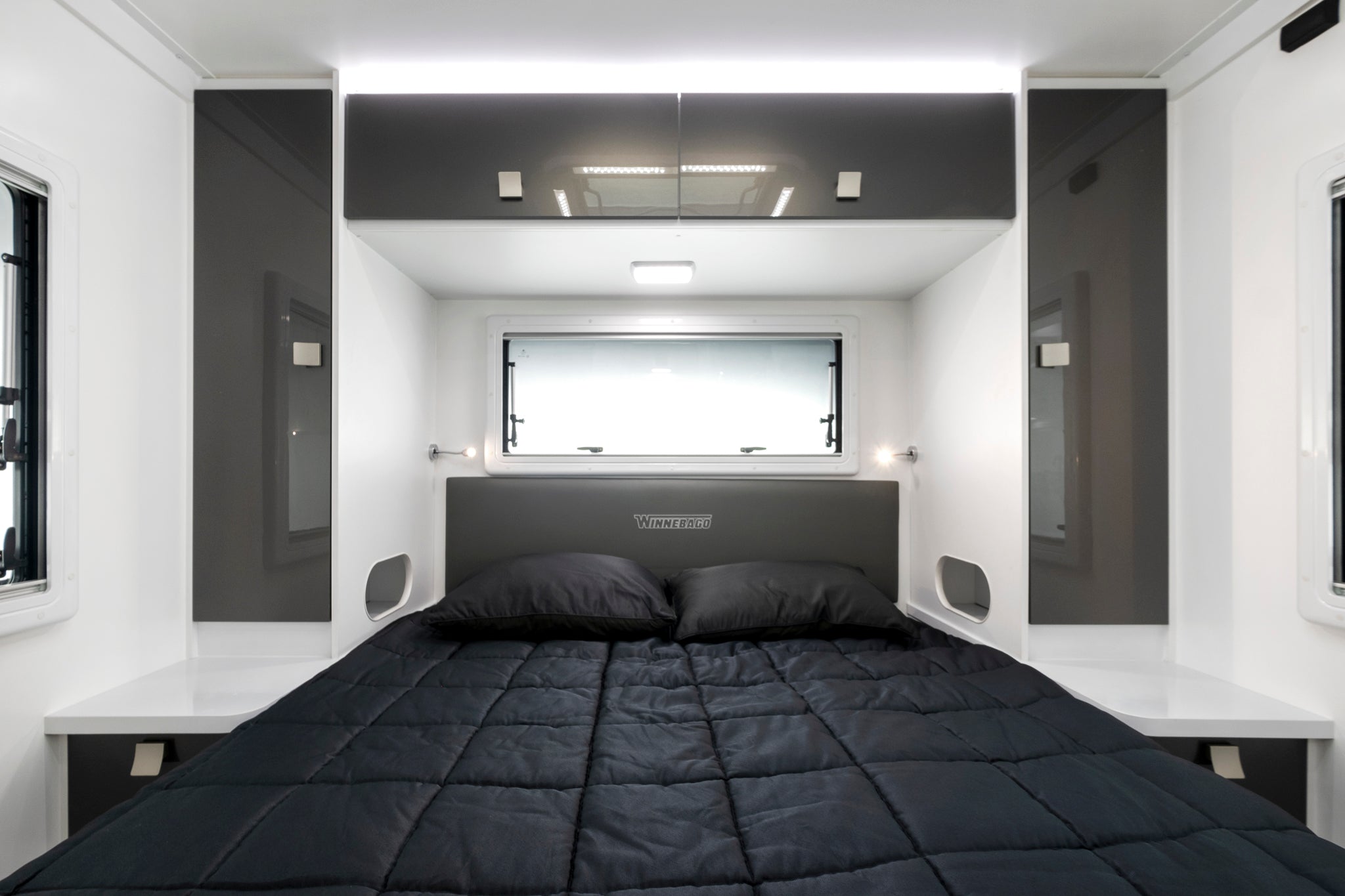 Iluka interior view of the bed with bedding