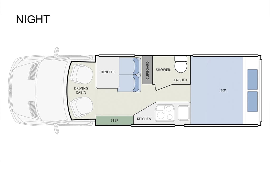 WINNEBAGO BONDI 4S floorplan