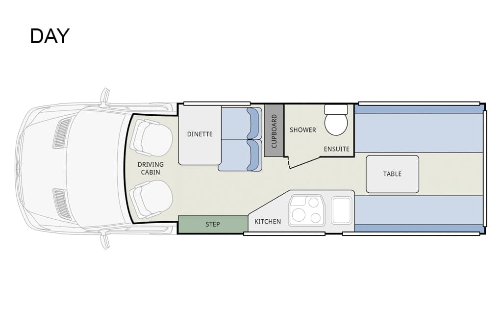 WINNEBAGO BONDI 4S floorplan