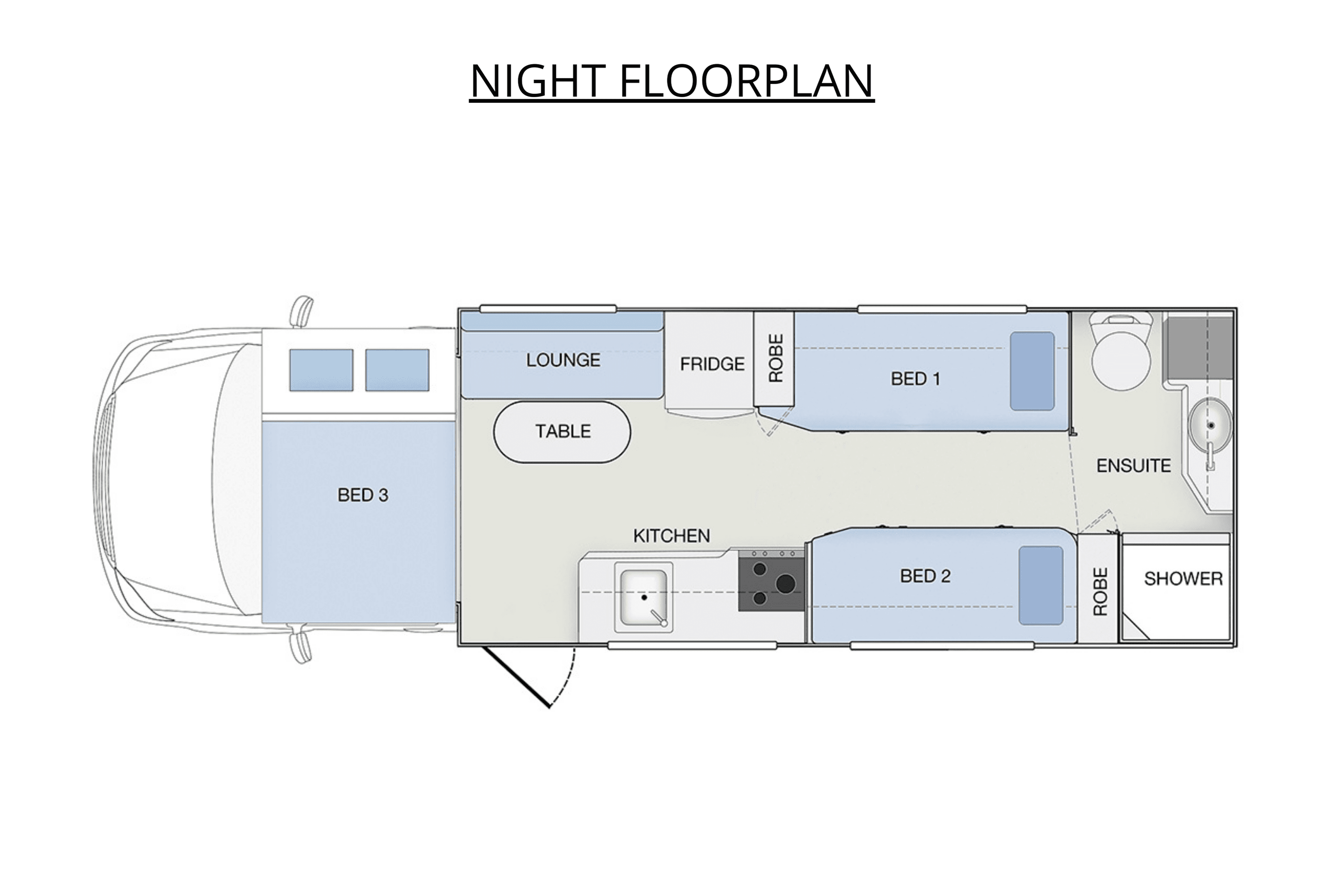 MY24 WINNEBAGO JERVIS floorplan