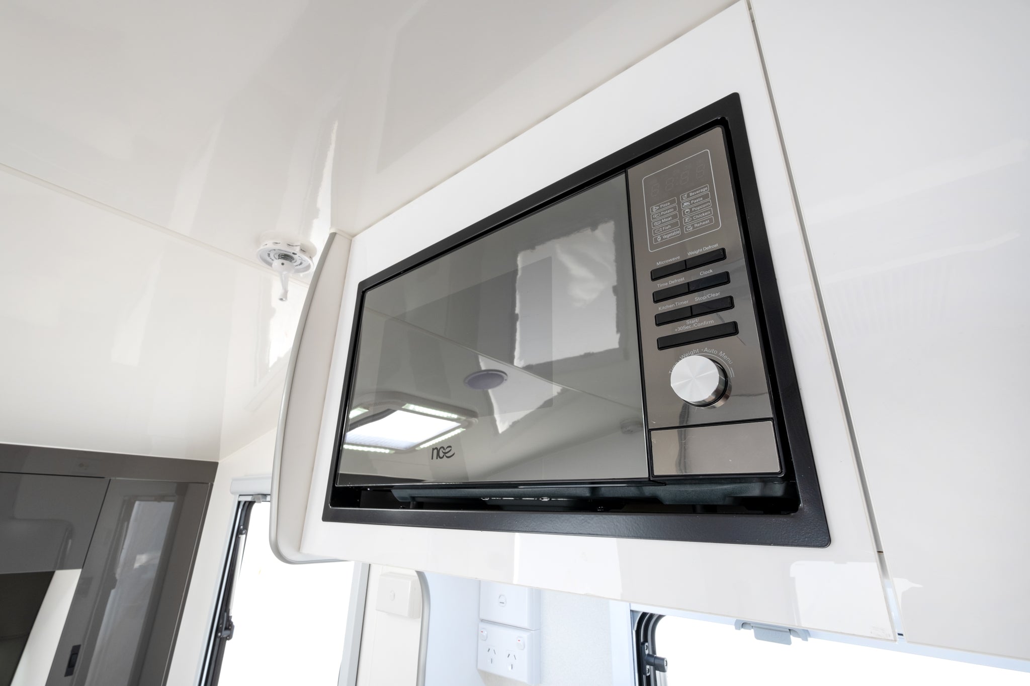 Coromal Thrill Seeker 18 Couples caravan interior microwave 