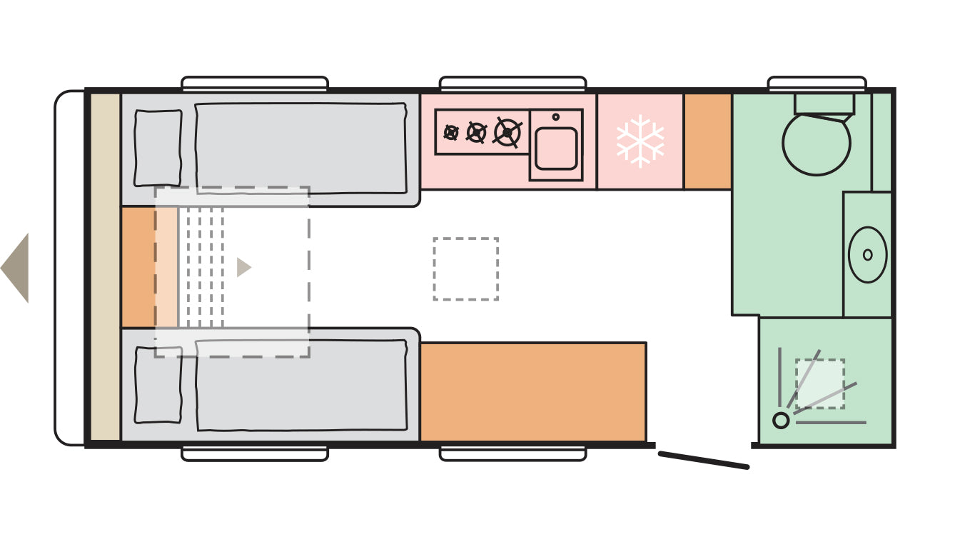Adria Adora 492DT Floor Plan