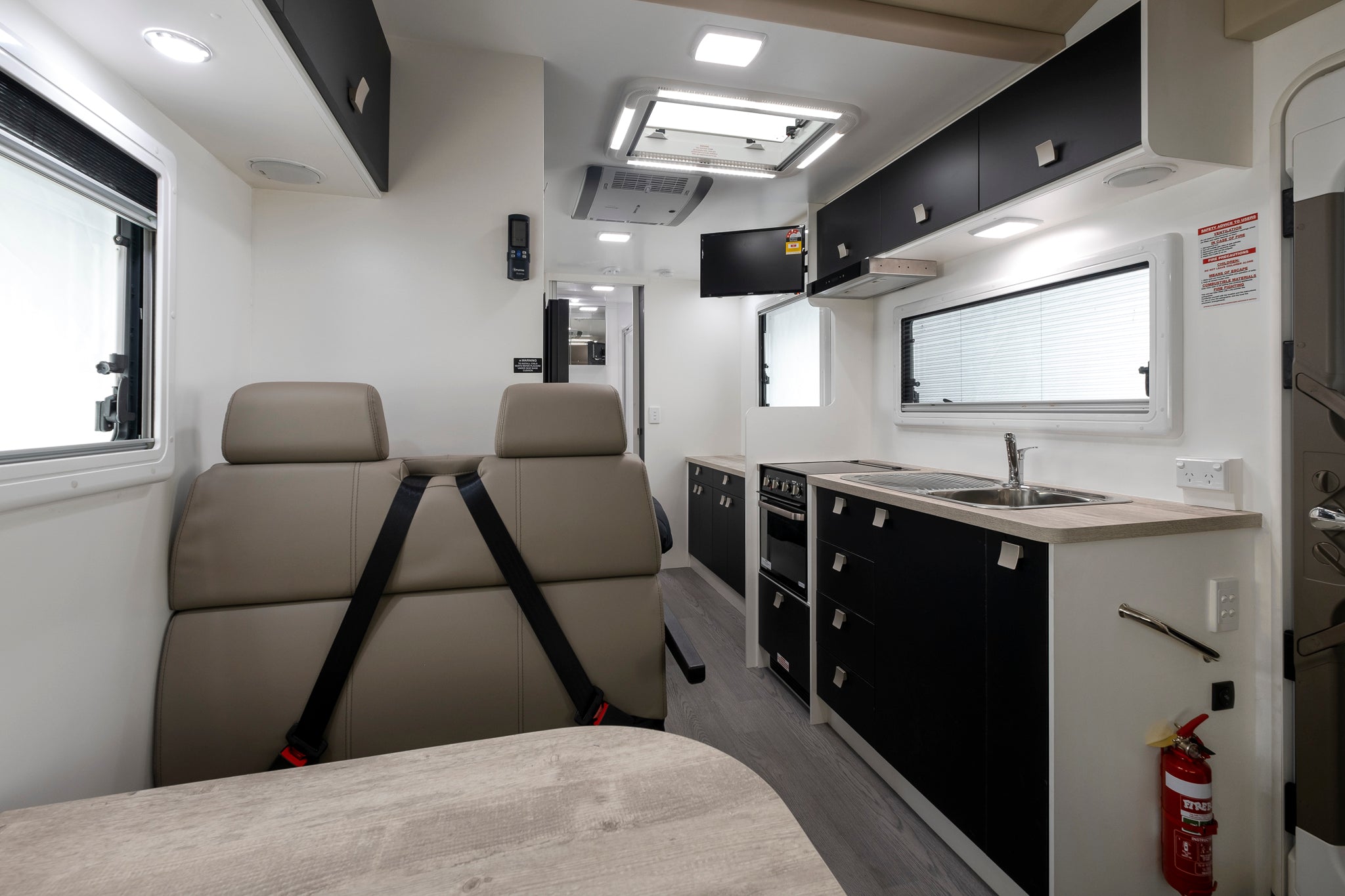 Winnebago Coogee dining and kitchen