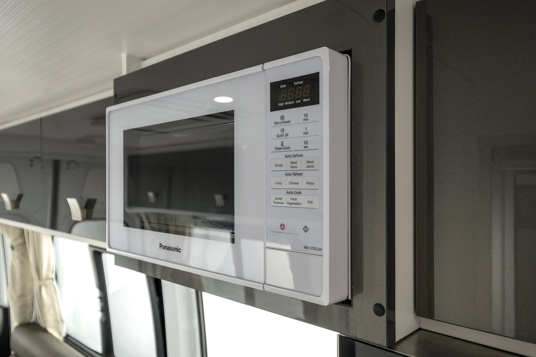 Microwave on sale in campervan