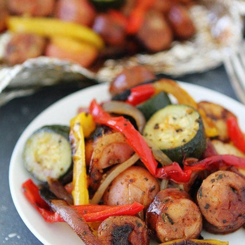 Savoury Sausage and Veggie Parcels