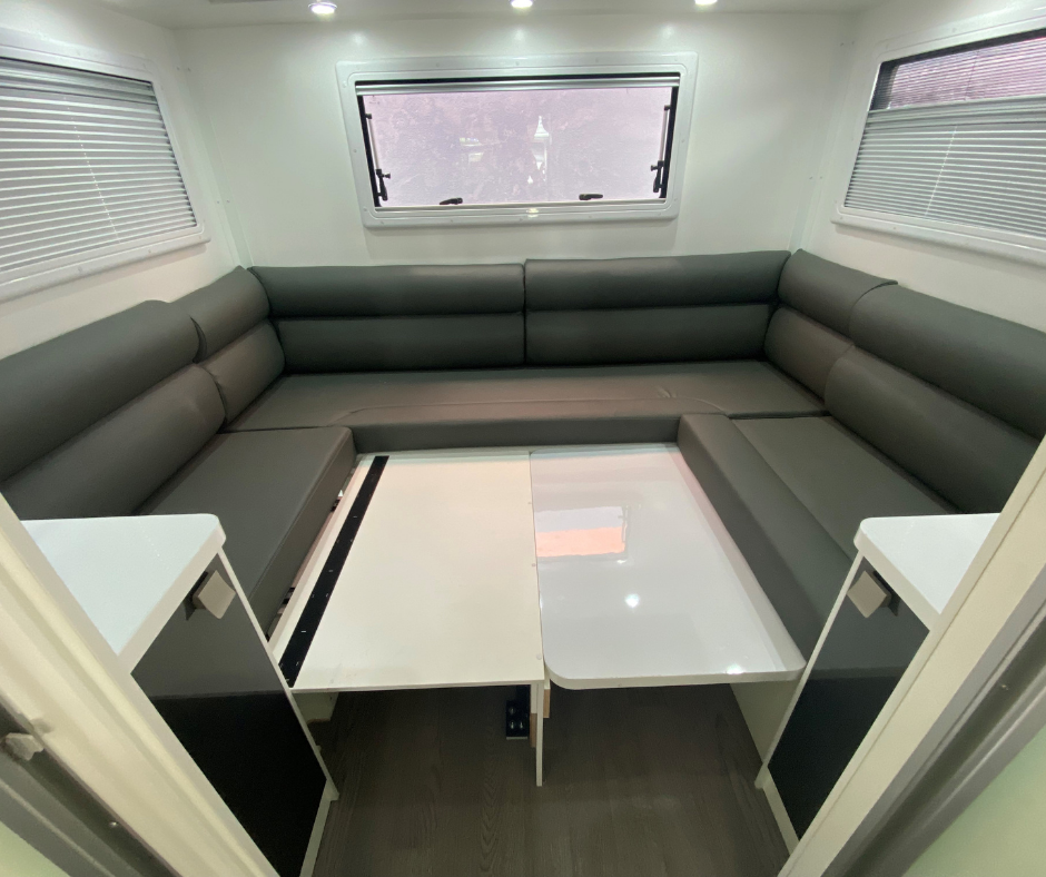 rv rear bed build
