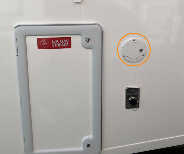motorhome fresh water tank inlet