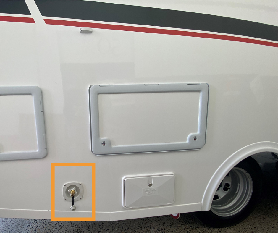 water mains on RV